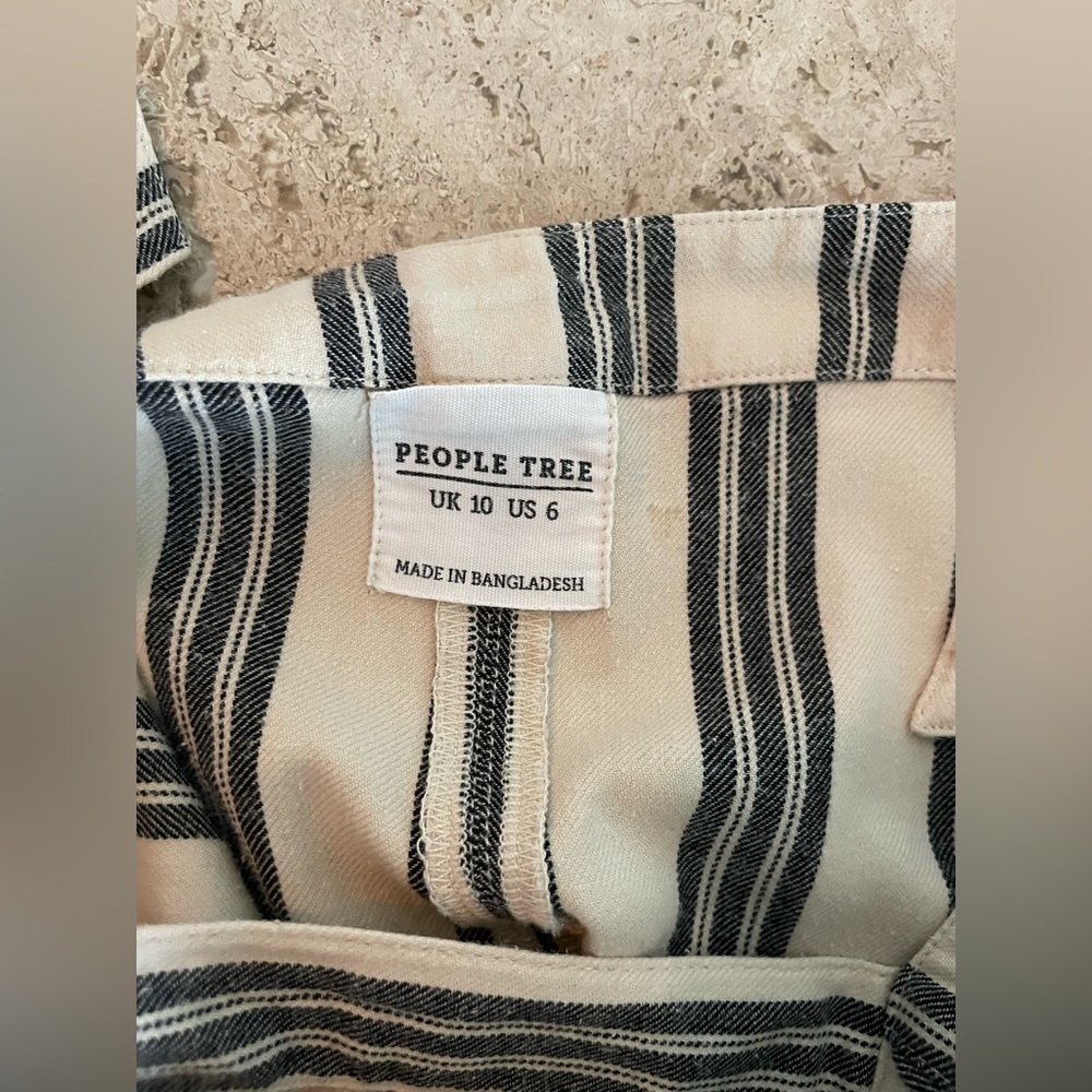People Tree Rena Stripe Jumpsuit - Picture 12 of 13